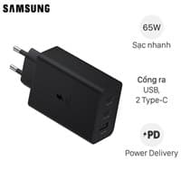 Adapter sạc 3 cổng USB Type C PD 65W Samsung EP-T6530