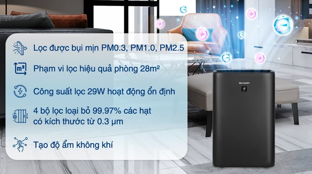 Ảnh Máy lọc không khí Sharp KI-N40V-H 29W