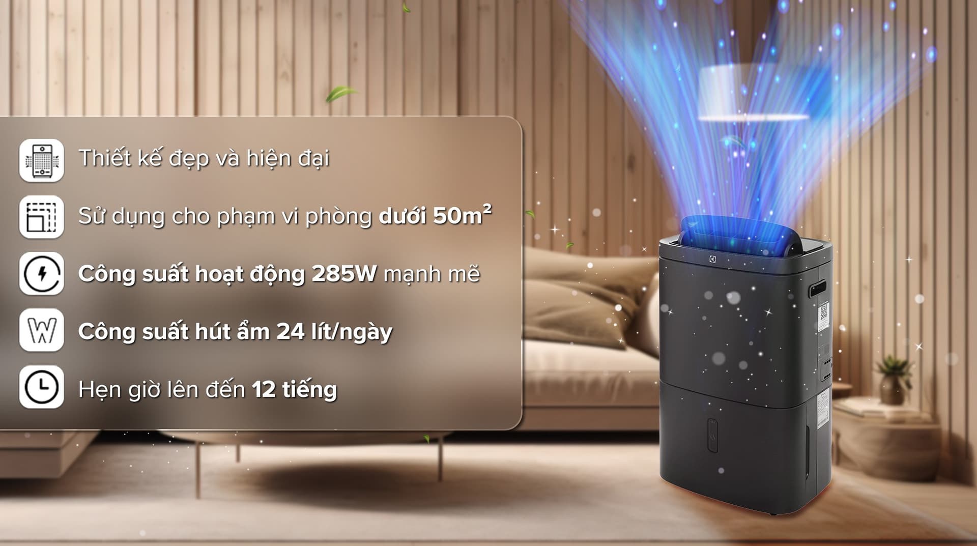 Ảnh Máy hút ẩm Electrolux EDH12TRBD2