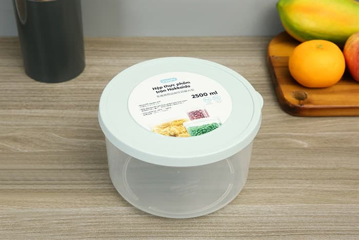Ảnh Hộp đựng thực phẩm nhựa 2500 ml Inochi Hokkaido HIN.HOTR.2500