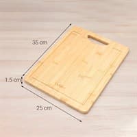 Thớt tre thái chữ nhật 35 x 25 cm Delites 19102502-2