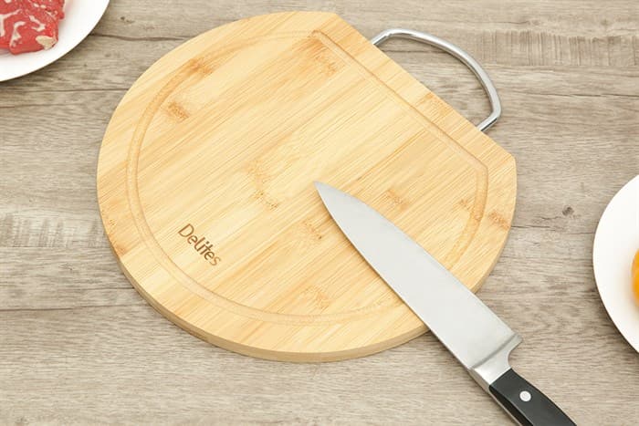 Ảnh Thớt tre thái tròn 32 cm Delites BG30010