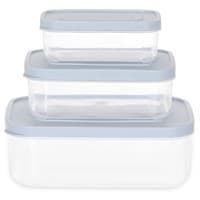 Bộ 3 hộp đựng thực phẩm nhựa 500 - 1000 - 2000 ml Inochi Hokkaido HIN.HOCN.BO02 Xanh dương