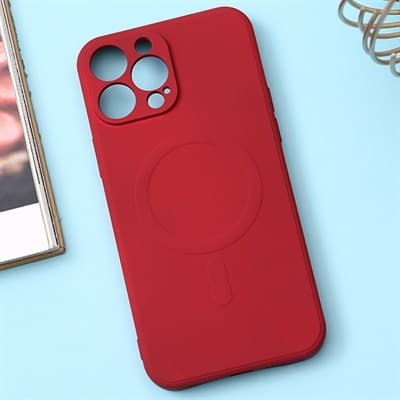 Ốp lưng iPhone 13 Pro Max Magnetic Candy Silicone JM