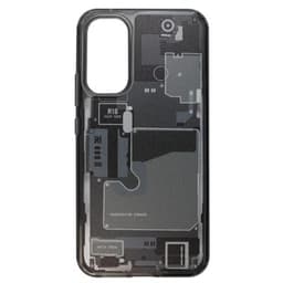 Ốp lưng Galaxy A34 Nhựa cứng viền dẻo Pure II Printing JM