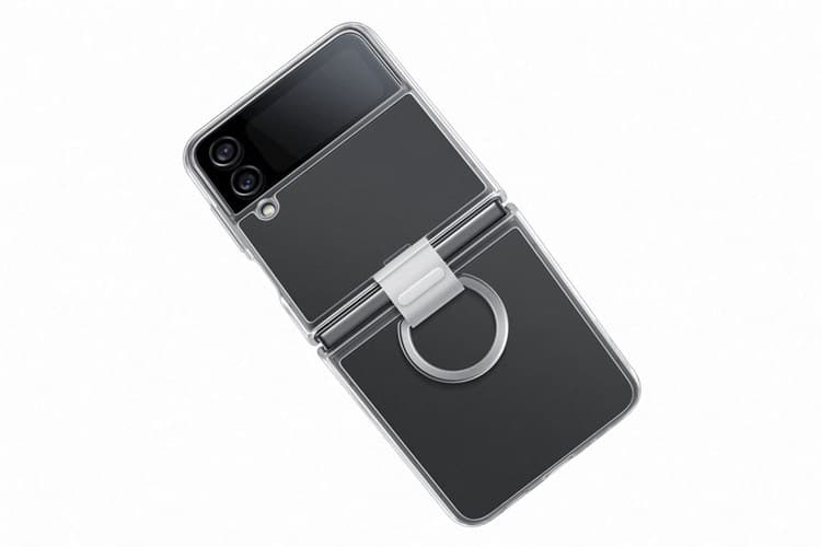 Ảnh Ốp lưng nắp gập Galaxy Z Flip4 Nhựa dẻo kèm vòng đeo Samsung Chính hãng