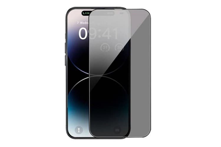 Ảnh Miếng dán kính cường lực chống nhìn trộm iPhone 15 Pro Max Mipow