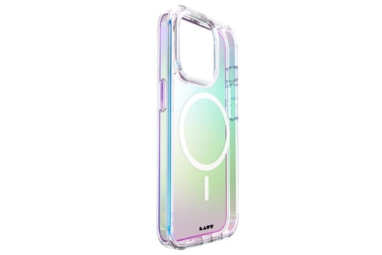 Ảnh Ốp lưng Magsafe iPhone 15 Pro Max Nhựa cứng viền dẻo LAUT Holo Chính hãng