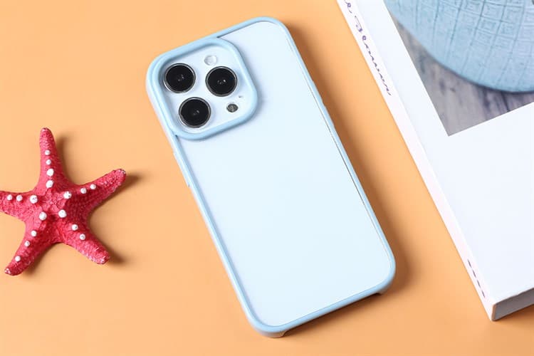 Ảnh Ốp lưng iPhone 14 Pro Nhựa cứng viền dẻo Clear COSANO