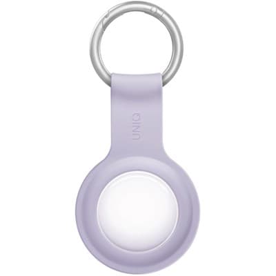 Vỏ bảo vệ AirTag Silicon UNIQ LINO LIQUID Liquid Tím