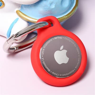 Vỏ bảo vệ AirTag Silicon JM Đỏ