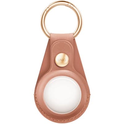 Vỏ bảo vệ AirTag Da PU UNIQ DOMUS Hồng