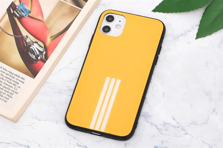 Ảnh Ốp lưng iPhone 11 Nhựa cứng viền dẻo Glass Print JM