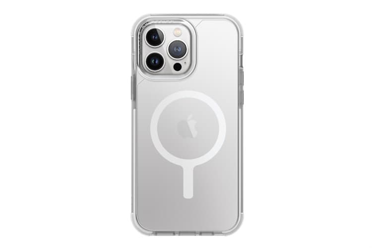 Ảnh Ốp lưng MagSafe iPhone 15 Pro Max Nhựa cứng viền dẻo UNIQ HYBRID MAGCLICK CHARGING COMBAT (AF) BLANC Chính hãng