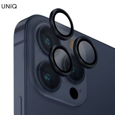 Miếng dán camera iPhone 15 Pro Max OPTIX ALUMINIUM UNIQ Phụ kiện