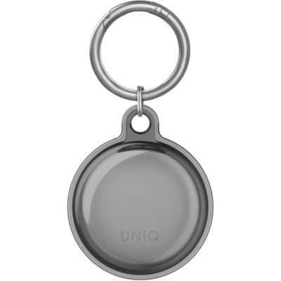 Vỏ bảo vệ AirTag Nhựa dẻo TPU UNIQ GLASE Xám