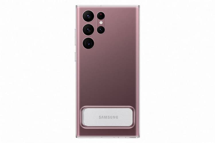 Ảnh Ốp lưng Galaxy S22 Ultra Nhựa cứng viền dẻo Clear Standing Samsung Chính hãng