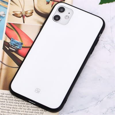Ốp lưng iPhone 11 Nhựa cứng viền dẻo Glass Duo JM