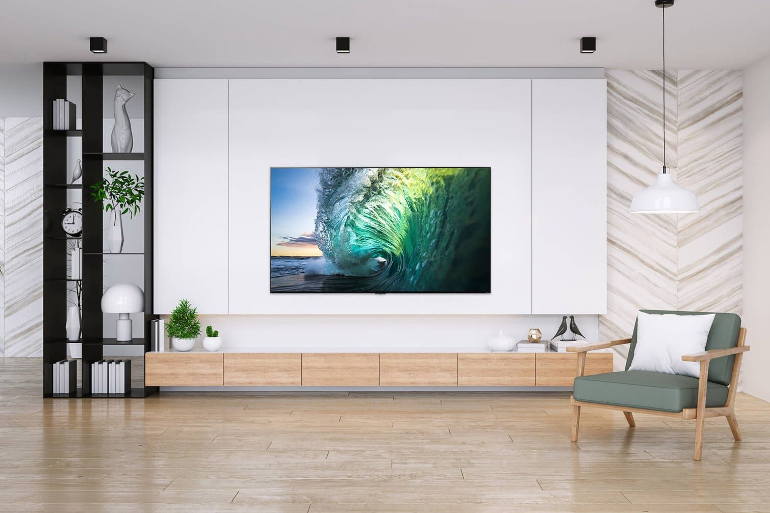 Ảnh Smart Tivi 4K LG 65 inch 65QNED91TPA Nanocell MiniLED HDR ThinQ AI