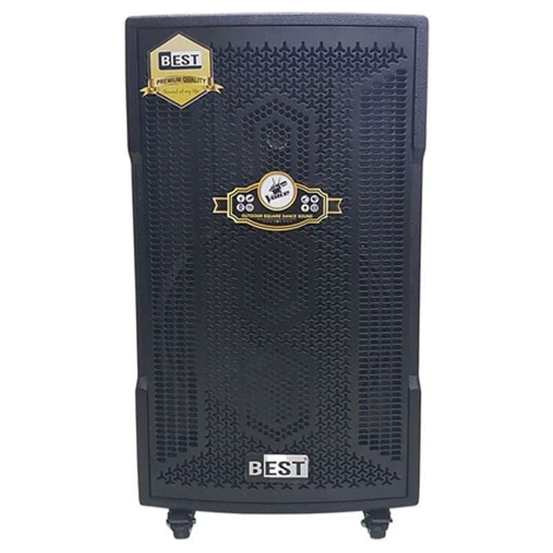 Loa điện di động Best 3400 400W Bass30 (kèm 2 mic) 13''