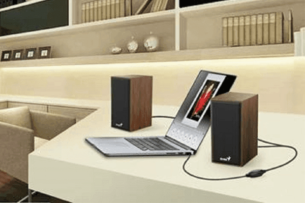 Ảnh Loa gỗ cổng USB Genius SP-HF180 vân gỗ