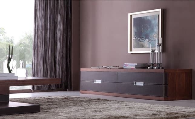 Ảnh Kệ tivi Valencasa D090-3 màu Walnut (1)