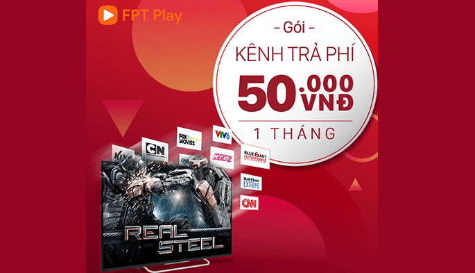 FPT Play - Gói kênh gia đình 02 tháng