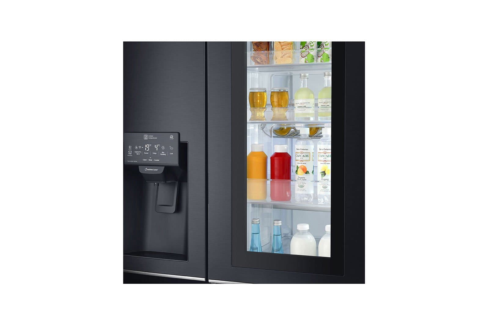 Ảnh Tủ lạnh LG Inverter Side by side 601 lít GR-X247MC Instaview Door-In-Door