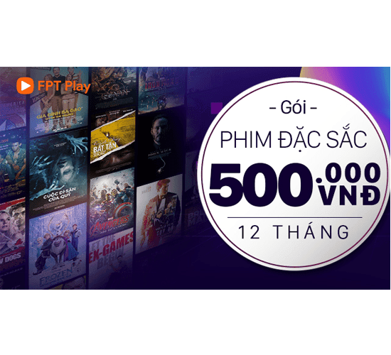 FPT Play - Gói phim đặc sắc 12 tháng