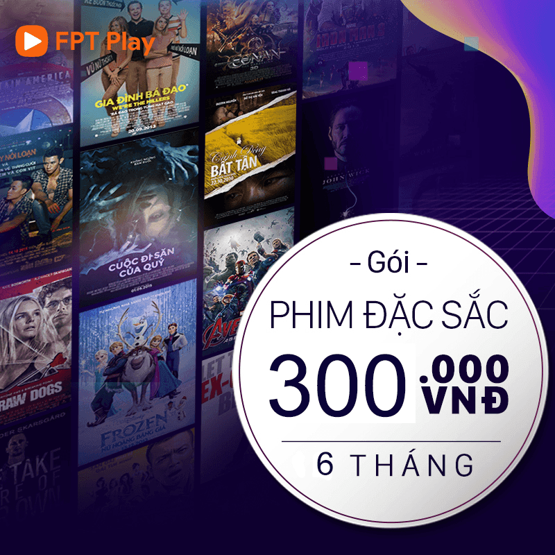 FPT Play - Gói phim đặc sắc 06 tháng