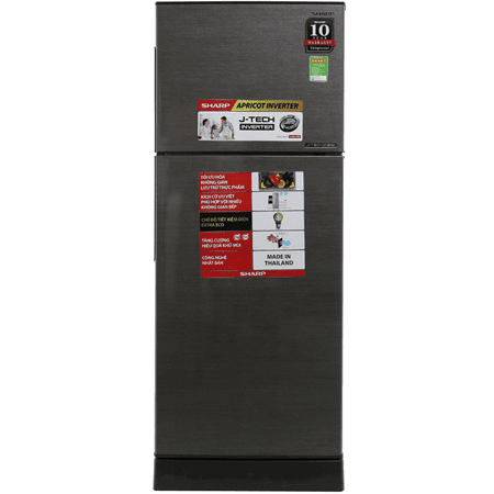 Tủ lạnh Sharp SJ-X201E-SL, 196 Lít, 2 cánh, J-Tech Inverter