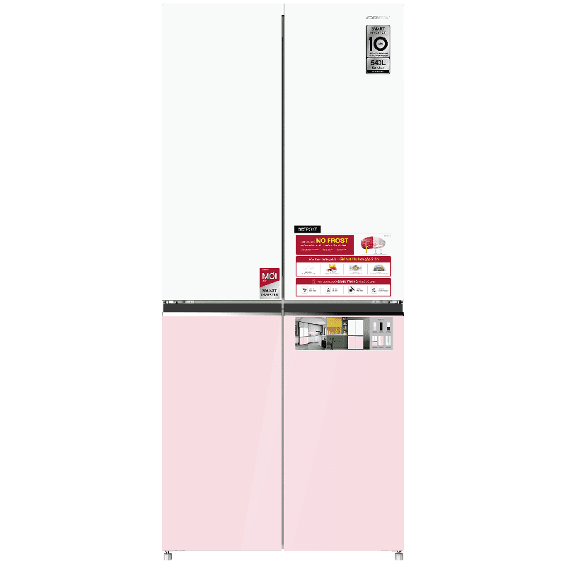 Tủ lạnh 4 cửa Bespoke Inverter 415 lít COEX RM-4009MGWP-BS