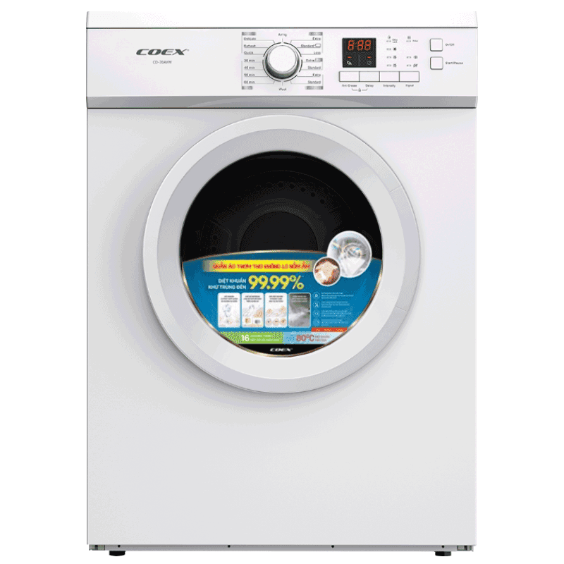 Máy sấy quần áo thông hơi Coex 7,2kg CD-70AVW