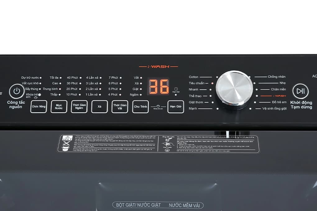 Ảnh Máy giặt Aqua 10 Kg AQW-FR101GT.BK