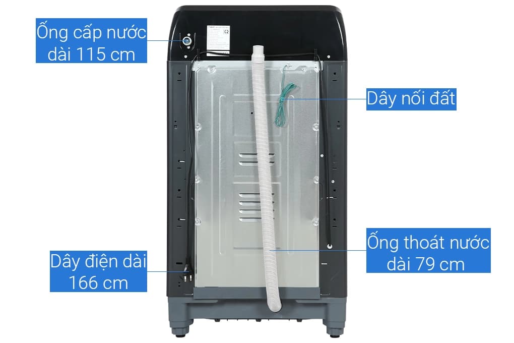Ảnh Máy giặt lồng đứng Aqua Inverter DD 10Kg AQW-DR101GT.BK