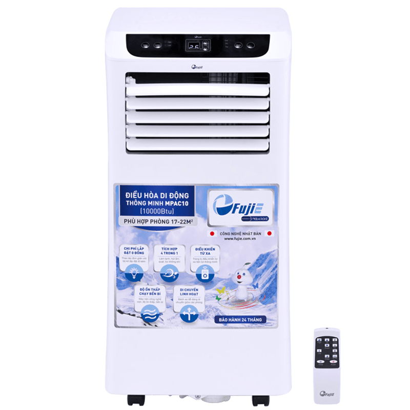 Điều hòa di động 10.000BTU FujiE MPAC10 - Điều khiển