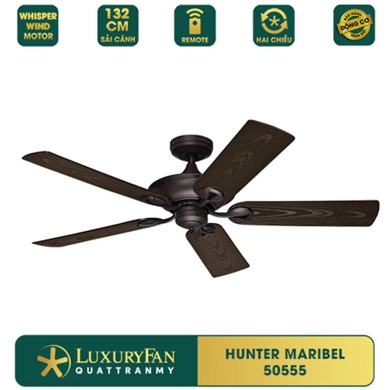 Quạt Trần Luxuryfan Hunter Maribel 50555
