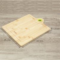 Thớt tre thái chữ nhật 32 x 25 cm Delites BS20022-1
