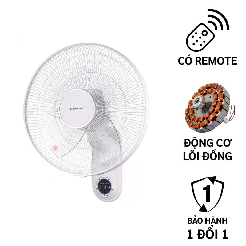 Quạt treo tường Coex CW-7210A (Điều khiển từ xa)