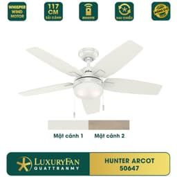 Quạt Trần Luxuryfan Hunter Arcot 50647