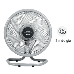Quạt sàn Tefal TB Silence Plus VH686790 - Xám Cánh Trắng