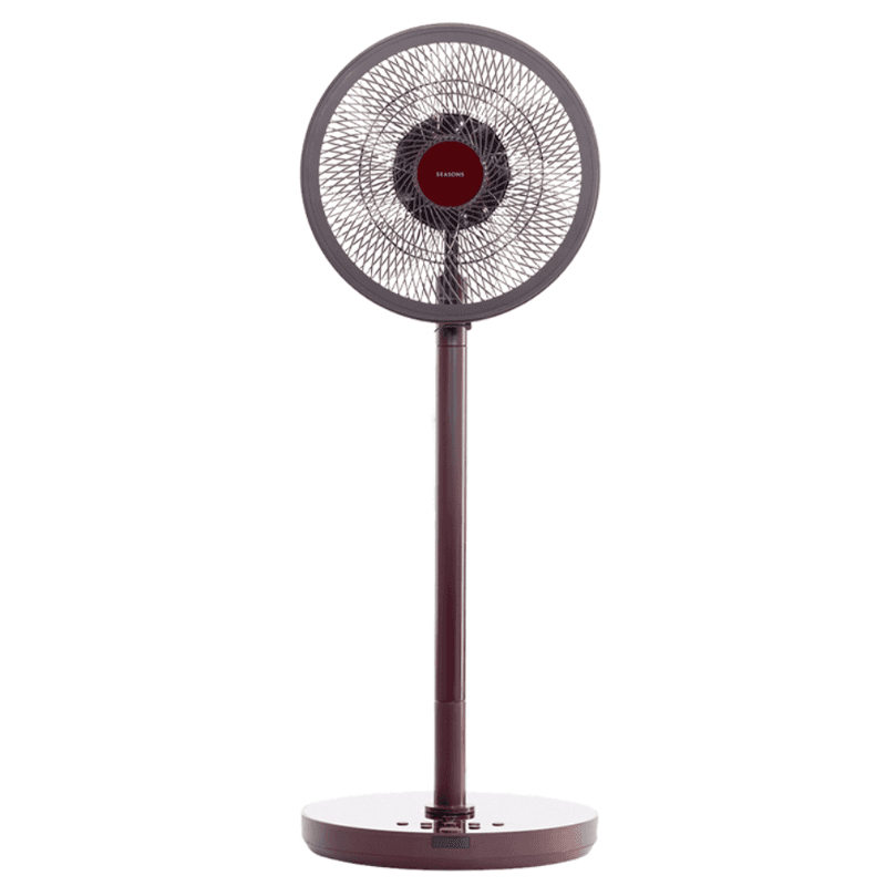 Quạt lửng DC 360 độ Mitsubishi R12A-DA MR-đỏ nâu- điều khiển - Thailand