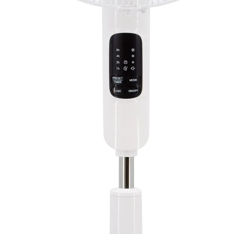 Ảnh Quạt cây 5 cánh động cơ AC Hitachi LF-A6RCWM-trắng-Có điều khiển