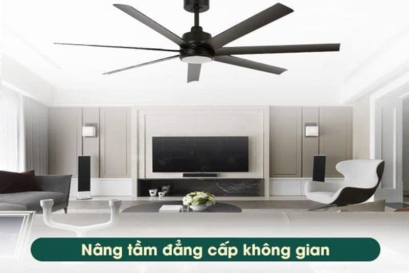 Ảnh Quạt Trần Luxuryfan Lucci Atlanta Ld-56'' Atl Blk 213183