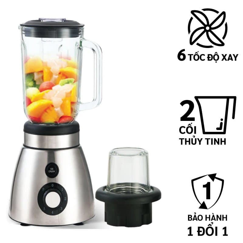 Máy xay sinh tố đa năng Roler RB-4107 (350W, 1.2 lít)