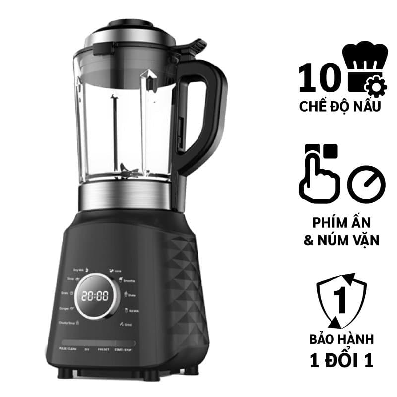 Máy xay nấu và làm sữa hạt đa năng Roler RB-4158B (2L, 1000W) Điện gia dụng