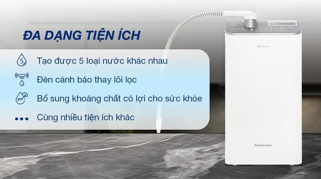 Ảnh Máy lọc nước Panasonic ion kiềm Panasonic TK-AS500-ZVN