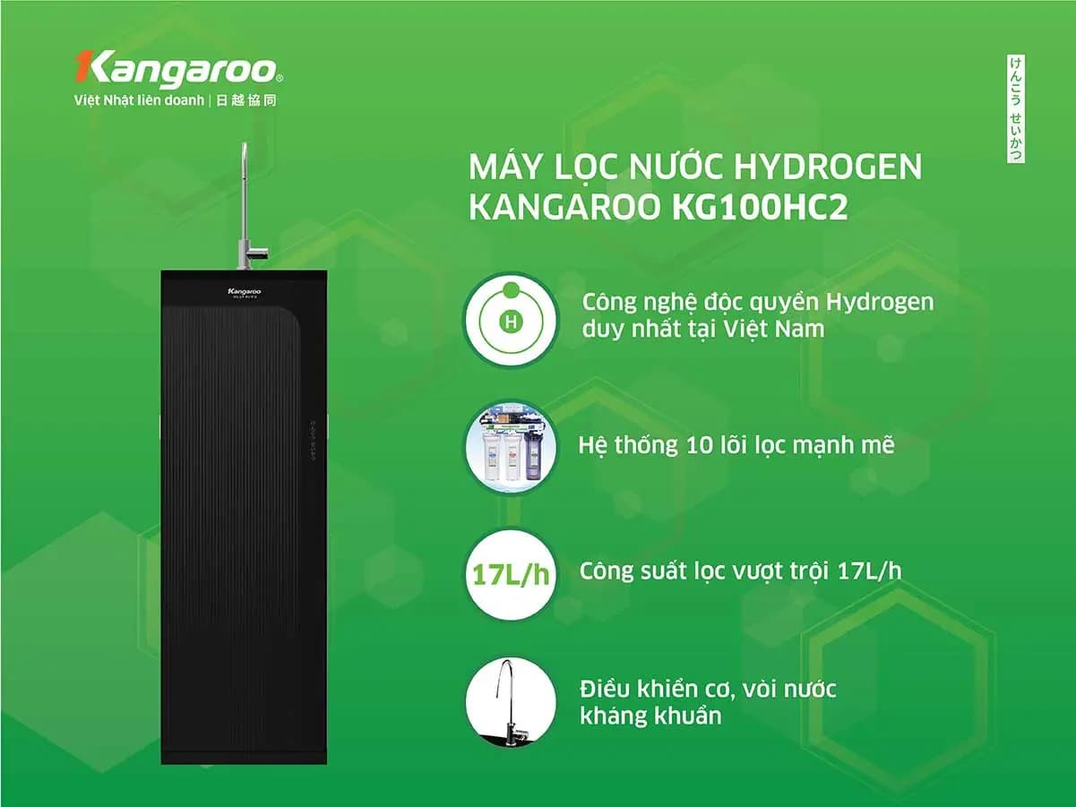 Ảnh Máy lọc nước Kangaroo 10 cấp RO Infinity KG100HC2