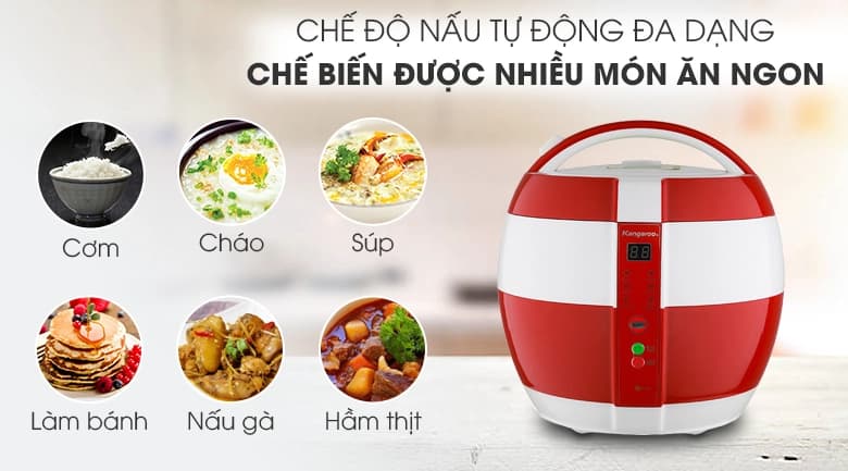 Ảnh Nồi cơm điện tử Kangaroo 1.8L KG835
