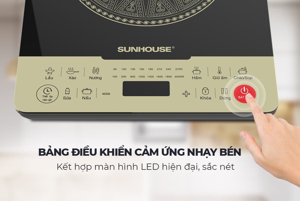 Ảnh Bếp từ cảm ứng Sunhouse SHD6869 (Kèm lẩu)